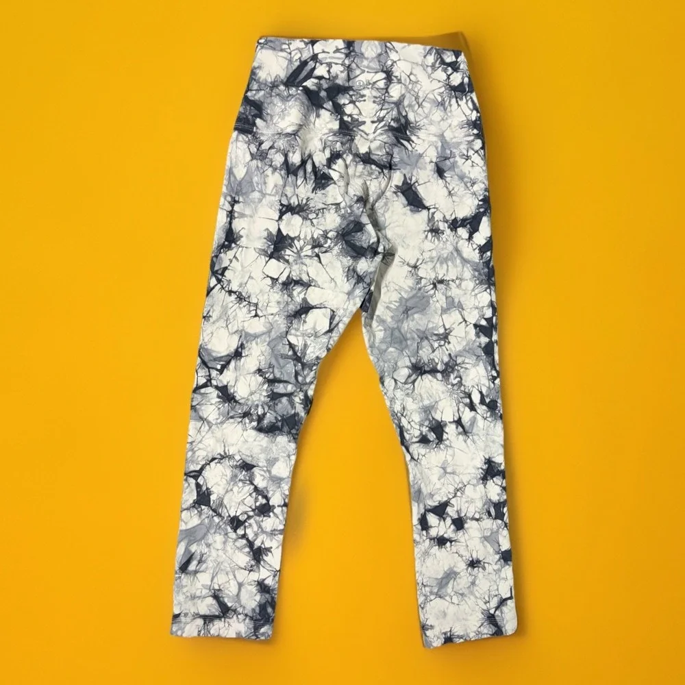 Lululemon Wunder Under Crop Hi-Rise Full-On Lux Pants Shibori 21